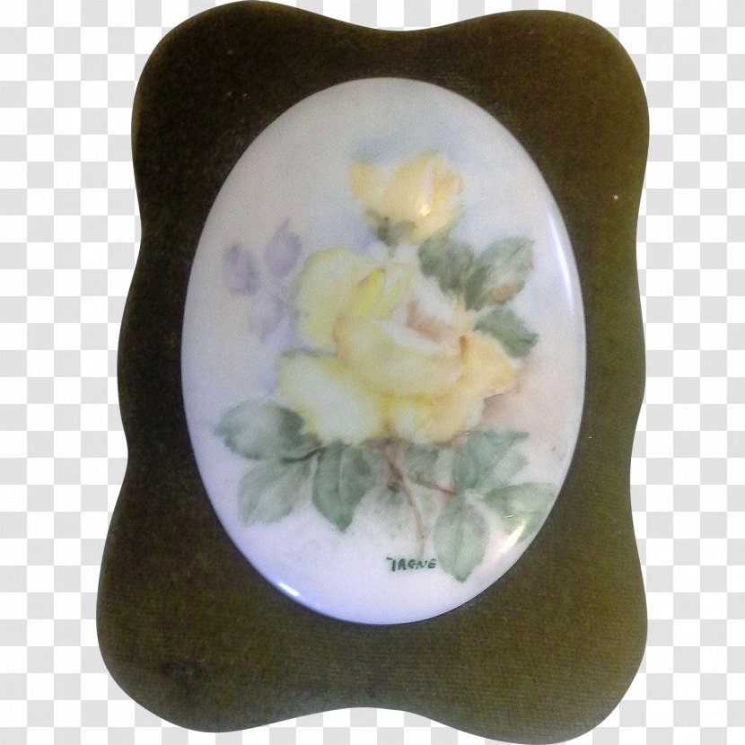 Porcelain Flowerpot - Hand Painted Rose Transparent PNG
