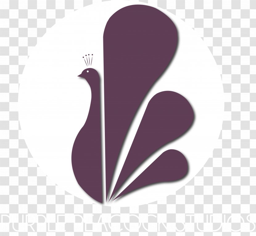 Peafowl Purple Logo Of NBC - Lilac - Feathers Transparent PNG