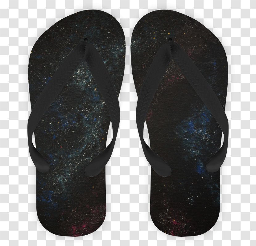 Flip-flops Teal Shoe - Footwear - Cosmos Transparent PNG