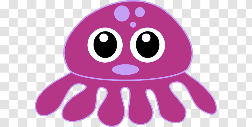 Violet Pink Purple Octopus Magenta Transparent PNG