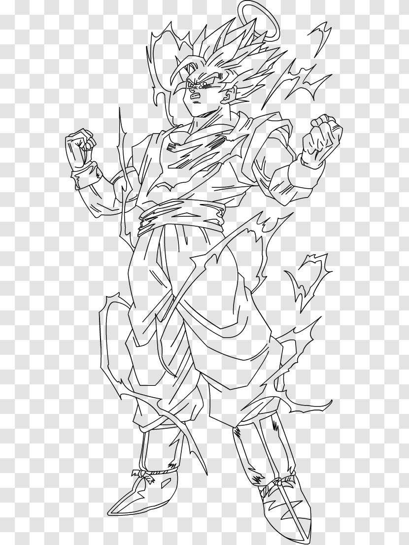 Goku Gohan Vegeta Super Saiya Dragon Ball - Drawing Transparent PNG
