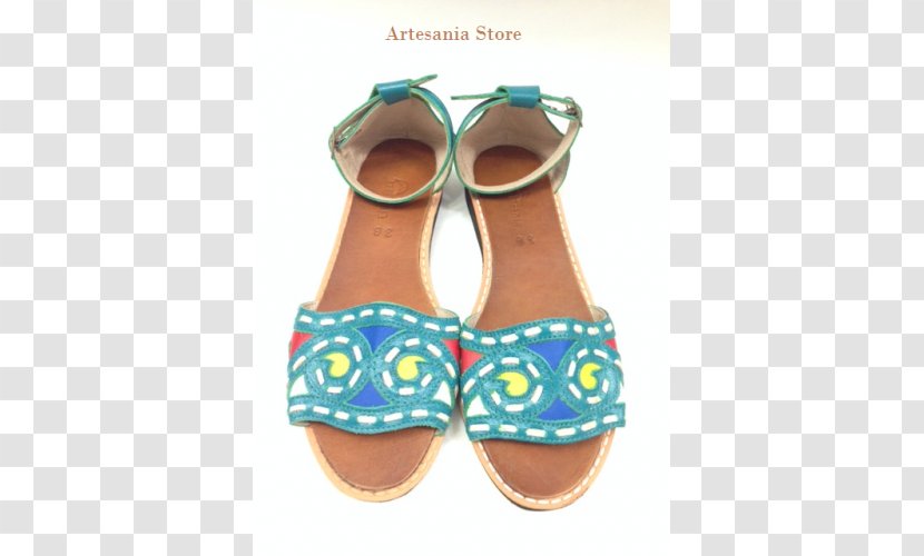 Sandal Shoe Turquoise - Outdoor Transparent PNG