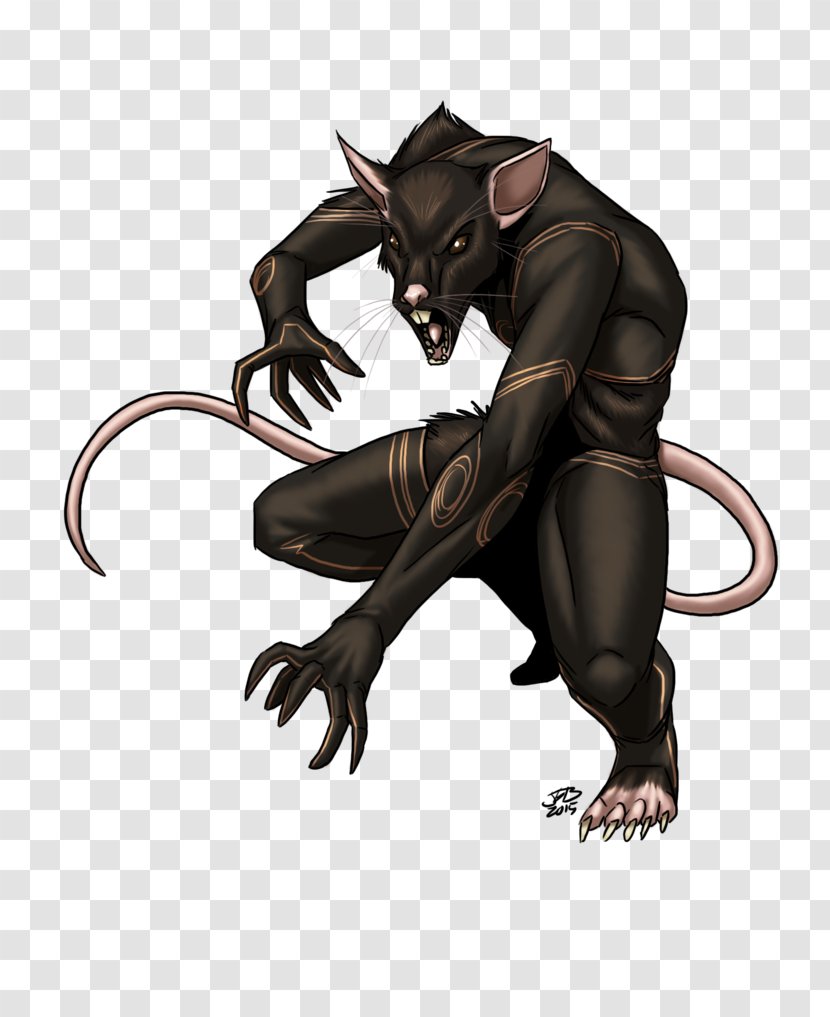 Dungeons & Dragons Wererat Role-playing Game Pathfinder Roleplaying World Of Darkness - Carnivoran - Rat Mouse Transparent PNG