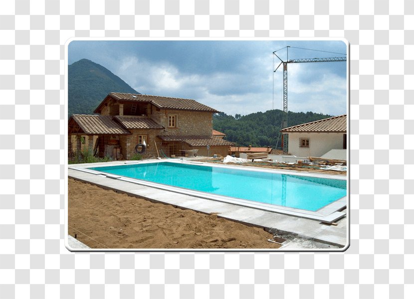 Swimming Pool Property Rectangle Water - Roof - Angle Transparent PNG