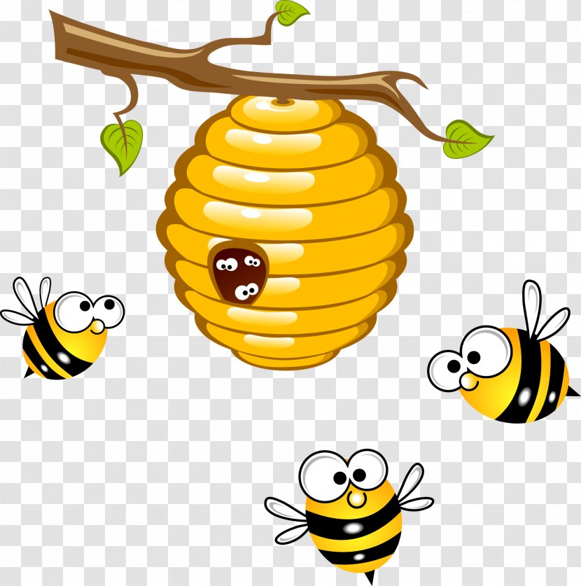 Beehive Honey Bee Wasp Clip Art Transparent PNG