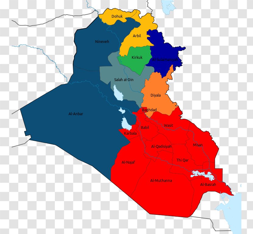 Iraqi Parliamentary Election, 2018 2014 Civil War Map - Yazidis Transparent PNG