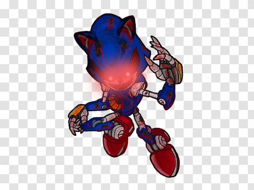 Metal Sonic Mania & Sega All-Stars Racing The Hedgehog 3D - Superhero Transparent PNG