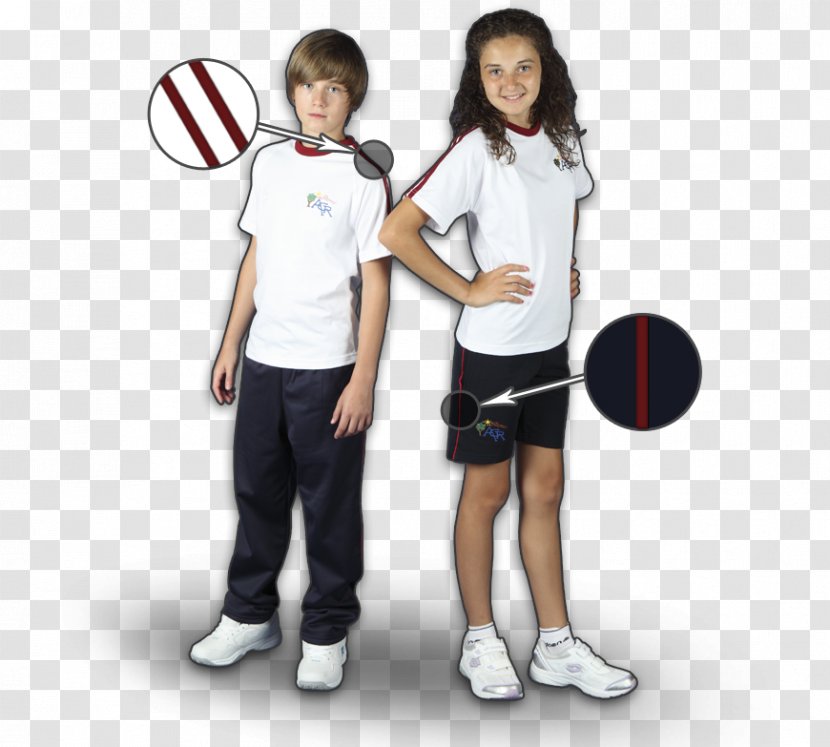 T-shirt Shoulder Sportswear School Uniform Sleeve - Flower Transparent PNG