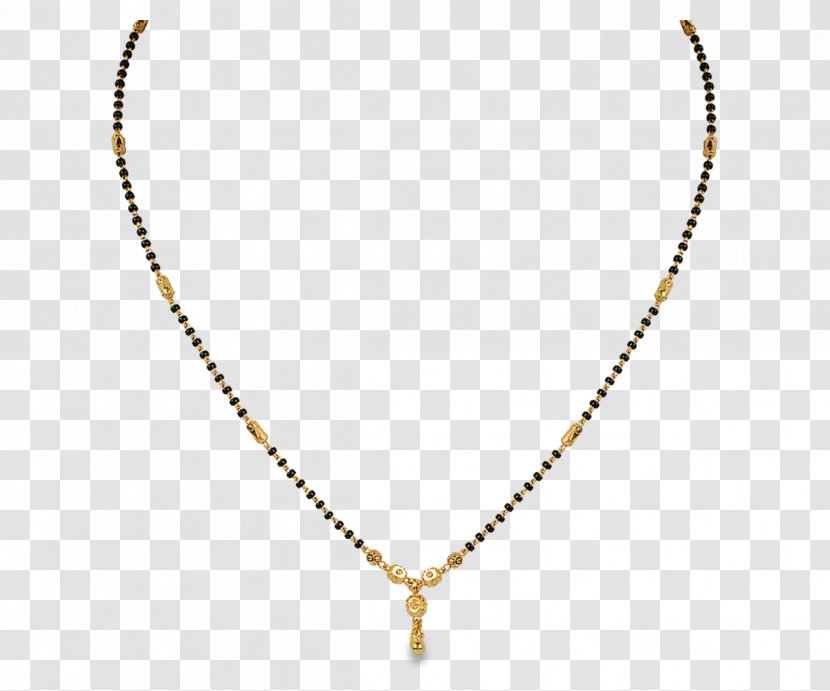 Jewellery Necklace Mangala Sutra Earring Gold - Jewelry Design - Chain Transparent PNG