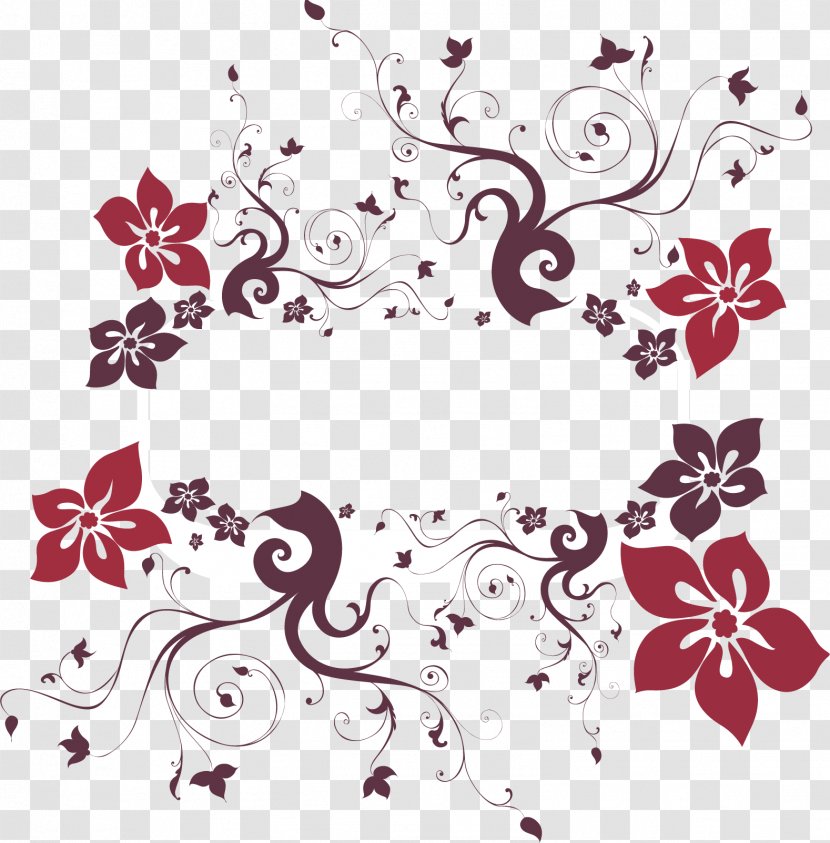 Clip Art - Plant - Pattern Border Transparent PNG