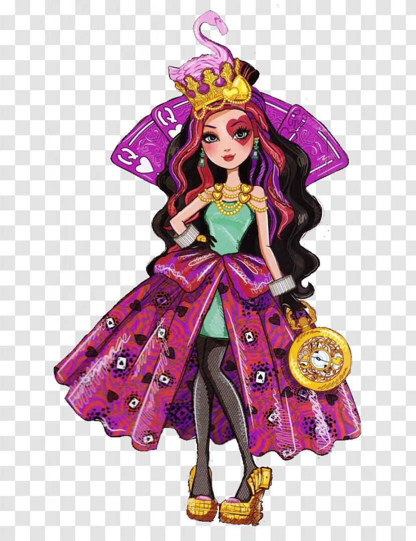 Queen Of Hearts Ever After High Alice's Adventures In Wonderland Character Transparent PNG