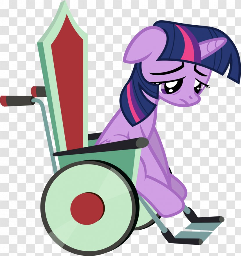 Twilight Sparkle Pony Winged Unicorn Feeling Pinkie Keen - Deviantart - Wheelchair Transparent PNG