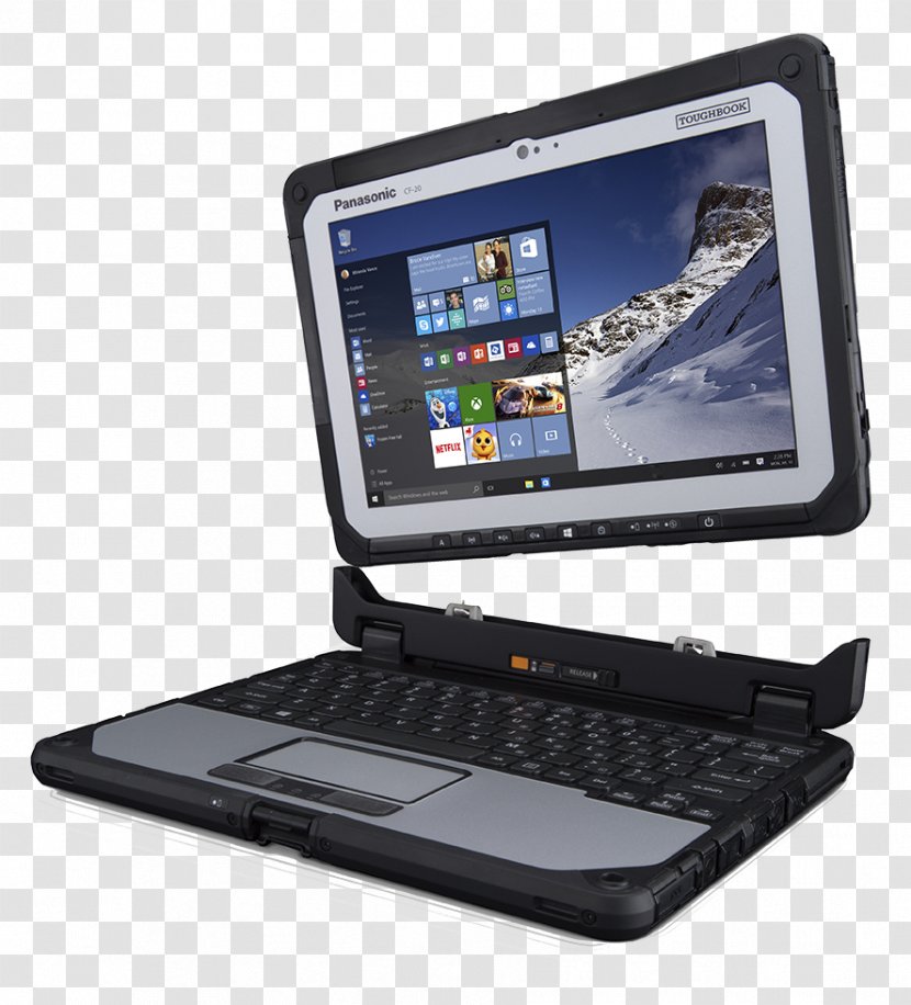 Laptop Panasonic Toughbook 20 Rugged Computer - Hardware Transparent PNG