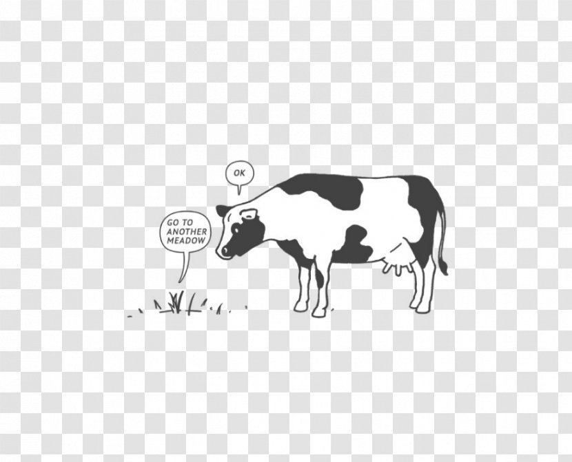 Dairy Cattle Milk Advertising Cow - Creative Transparent PNG