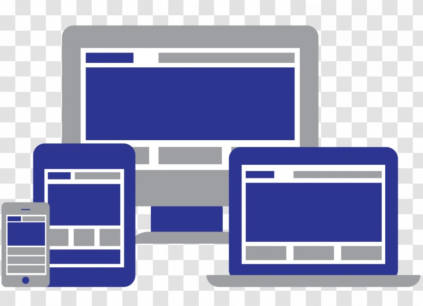 Responsive Web Design Capitol Tech Solutions - Blue Transparent PNG