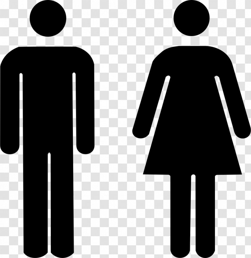 Public Toilet Bathroom Sign Decal - Female Transparent PNG