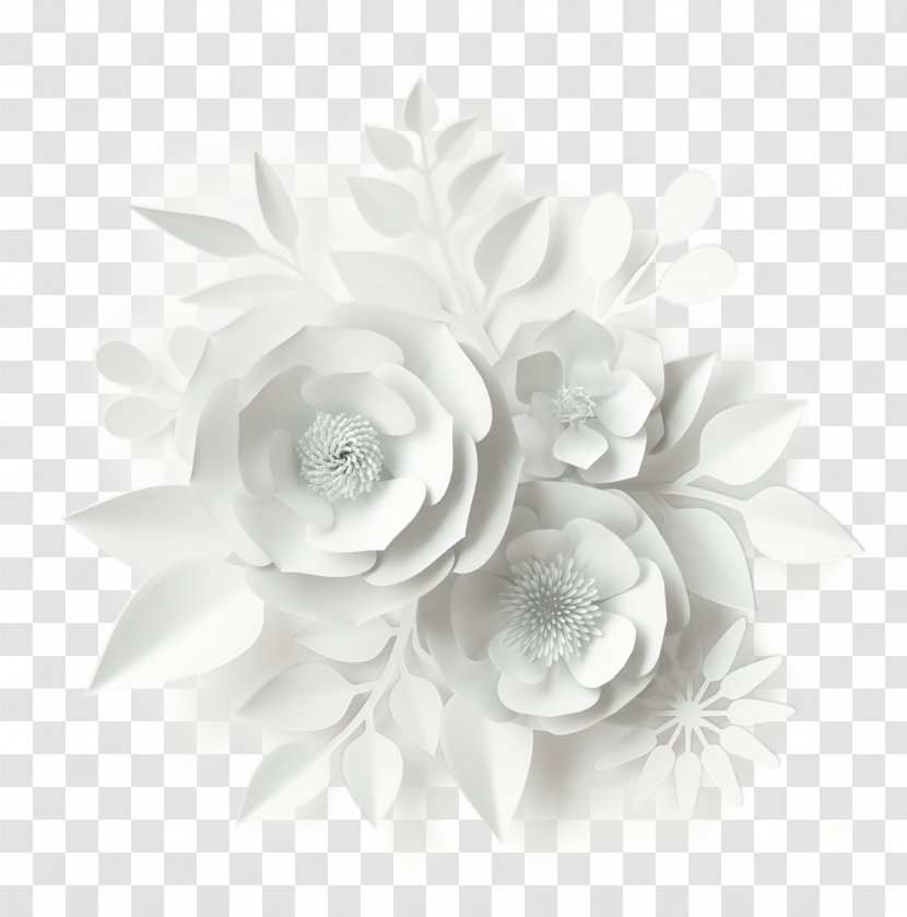 Paper Wedding Invitation Flower Bouquet - Rose Transparent PNG