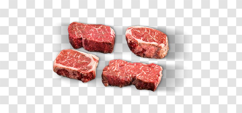 Rib Eye Steak Game Meat Sirloin Flat Iron Beef - Watercolor Transparent PNG