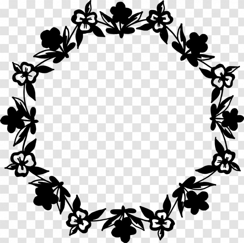Flower Circle Clip Art - Bakelite - FLORAL CIRCLE Transparent PNG