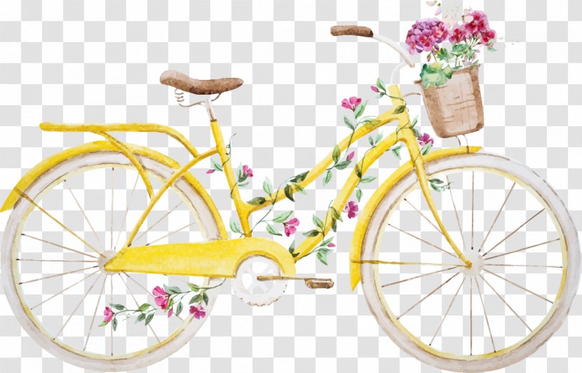 Yellow Bike - Sports Equipment Transparent PNG