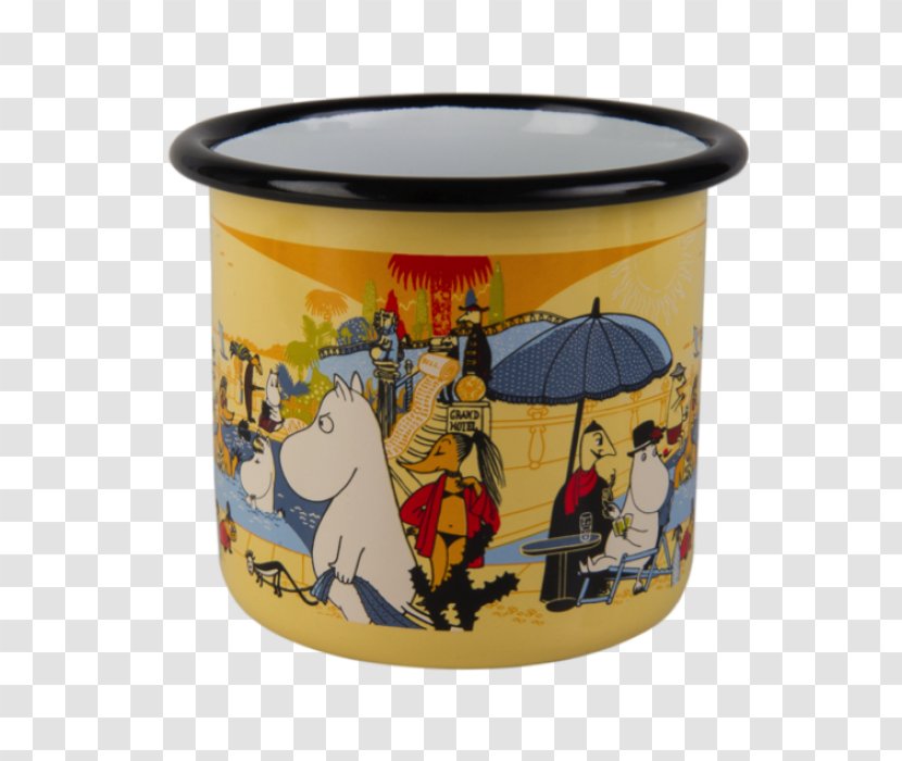 Moomin Mugs Moomins Vitreous Enamel Embossed Mug - Teacup Transparent PNG