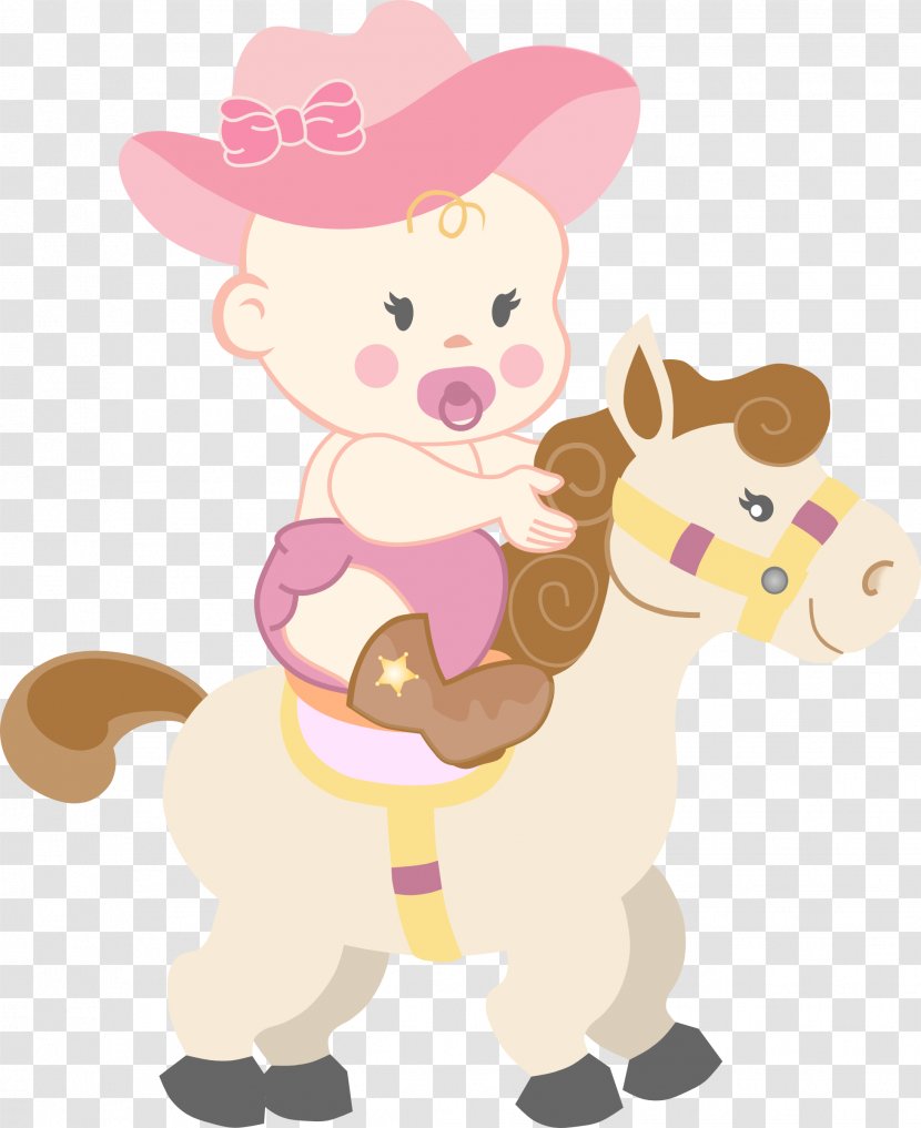 Diaper Cake Cowboy Baby Shower Clip Art - Watercolor - Pregnant Cowgirl Cliparts Transparent PNG