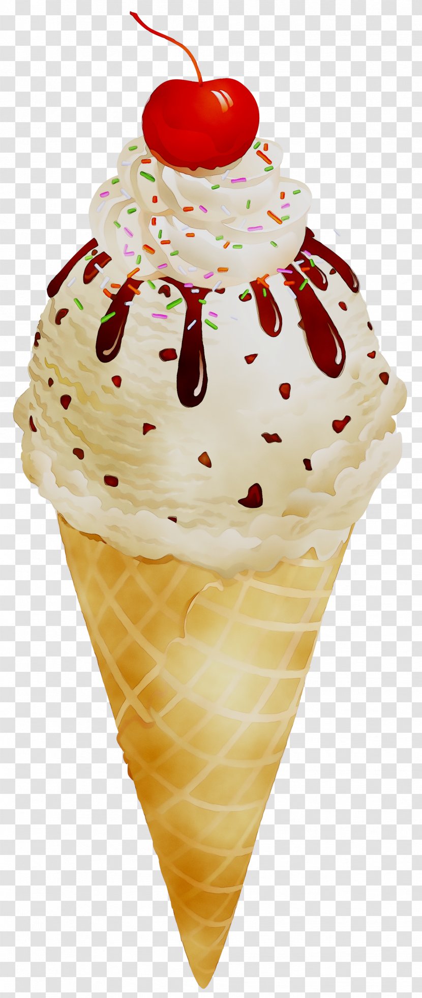 Sundae Ice Cream Cones Milkshake Gelato - Dondurma - Milk Transparent PNG