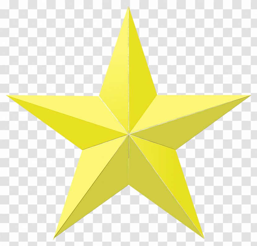Birthday Party Background - Yellow - Symmetry Star Transparent PNG