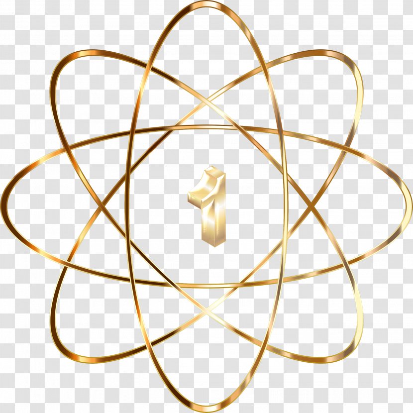 Atomic Number Gold Nucleus Neutron - Proton - Background Transparent PNG