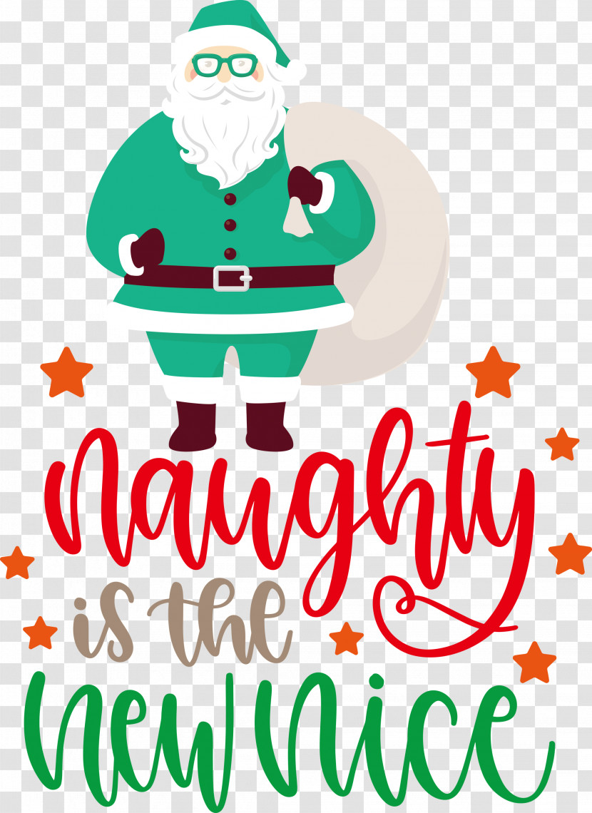 Naughty Chrismtas Santa Claus Transparent PNG