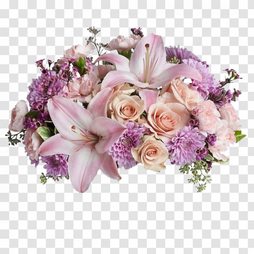 Flower Bouquet Delivery Mother's Day Birthday - Rose Family - Of Flowers Transparent PNG