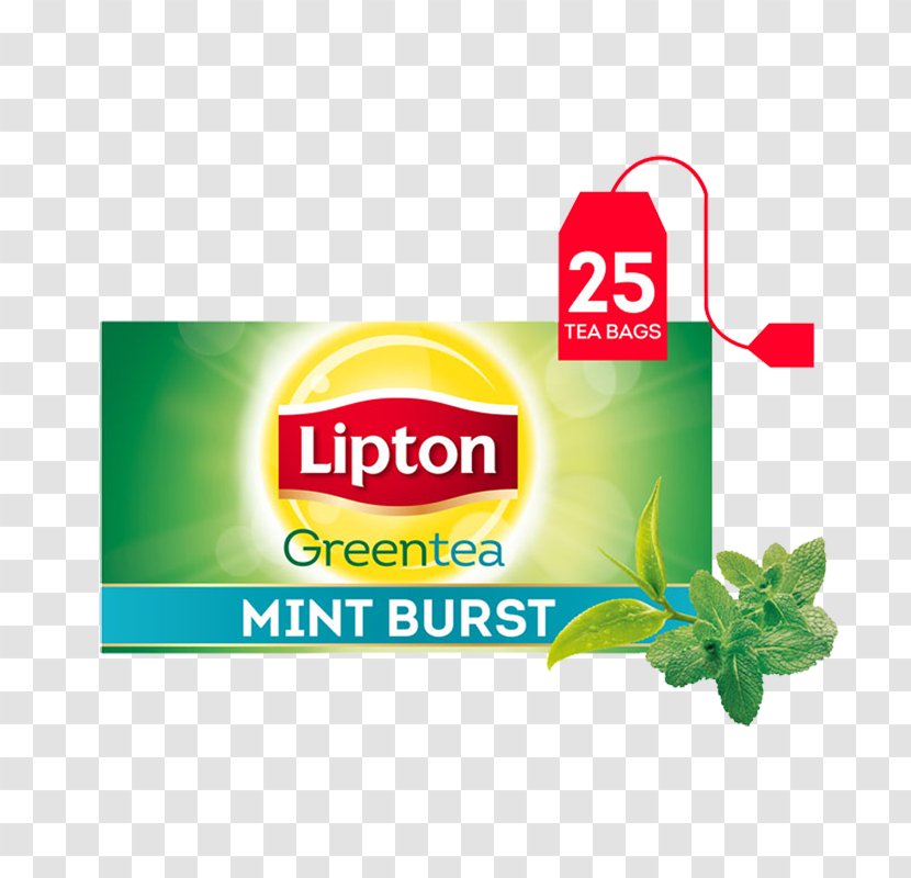 Green Tea Lipton Bag Black Transparent PNG