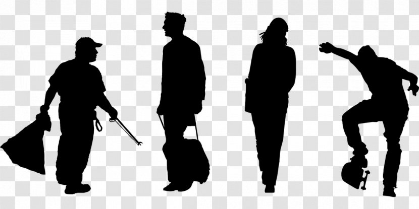 Silhouette Person - Black - Construction Workers Silhouettes Transparent PNG