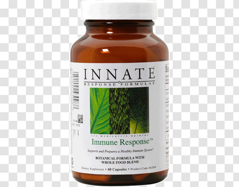 Dietary Supplement Nutrient Innate Immune System Capsule - Formula - Natural Response Transparent PNG
