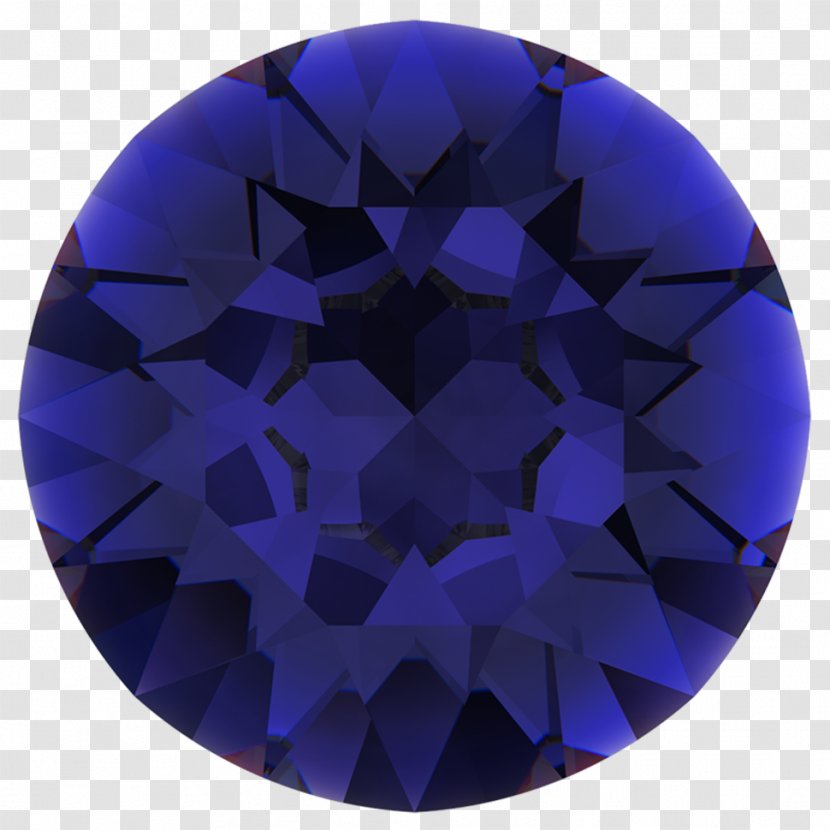 Gemstone Amethyst Sapphire Facet - Cobalt Blue - Indigo Transparent PNG