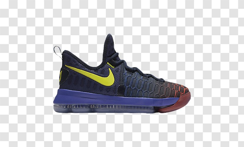 Oklahoma City Thunder Basketball Shoe Nike Zoom KD Line - Running Transparent PNG