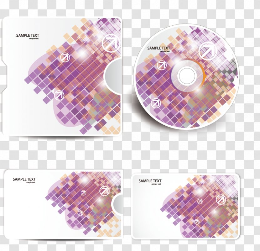 Compact Disc Album Cover - CD Vector Material Transparent PNG