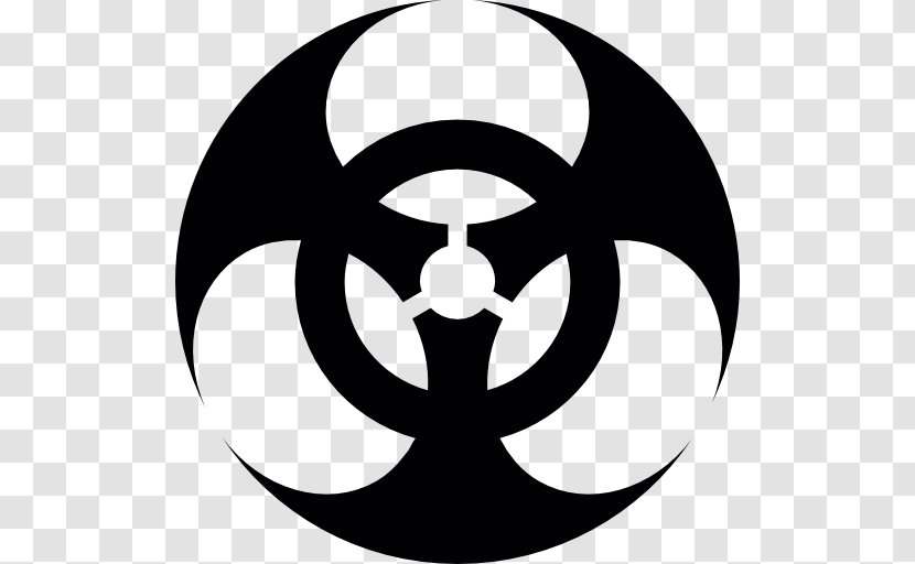 Biological Hazard Symbol Sign - Signage Transparent PNG