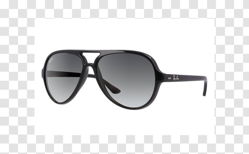 Ray-Ban Cats 5000 Classic Aviator Sunglasses - Rayban - Black Gradient Transparent PNG
