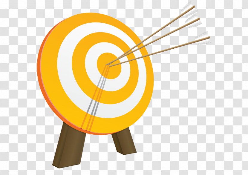 Target Archery Ranged Weapon Clip Art - Yellow - Aboutus Transparent PNG