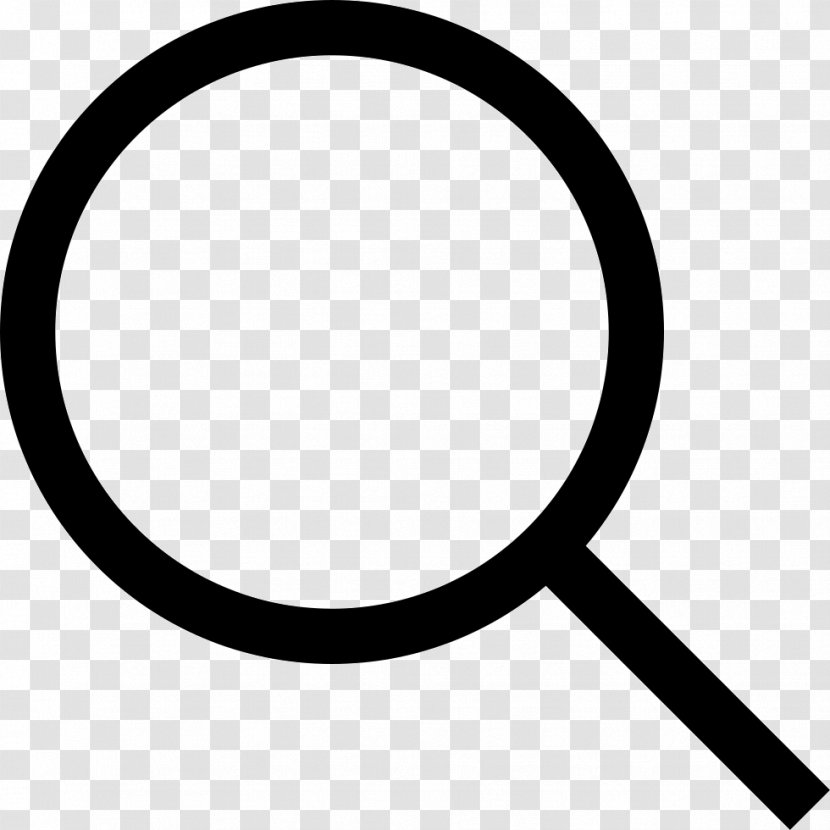 Magnifying Glass - Symbol - Gerber Format Transparent PNG