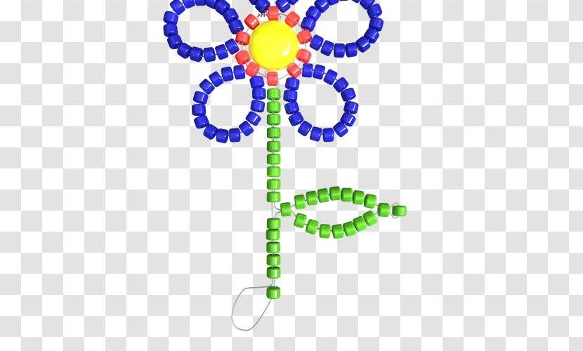Seed Bead Wire Blue Beadwork - Balloon - Scattering Flower Figure Transparent PNG