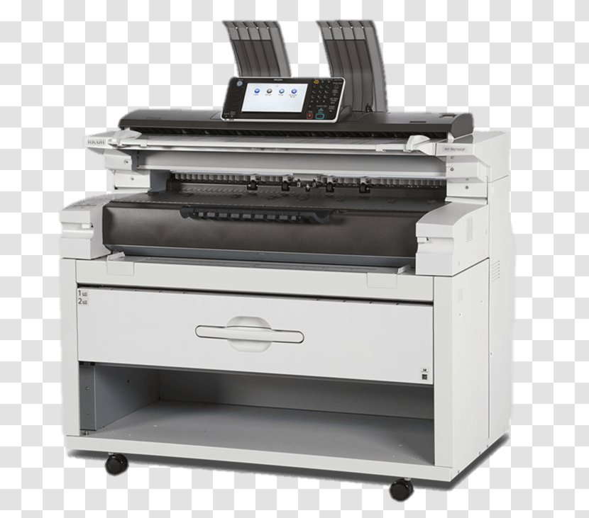 Wide-format Printer Multi-function Ricoh Printing - Fax Icon Transparent PNG