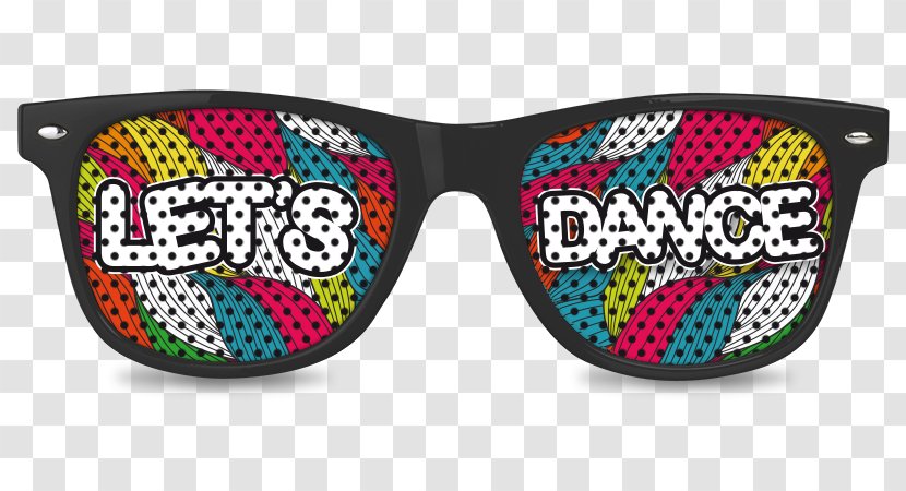 Goggles Sunglasses - Lets Dance Transparent PNG