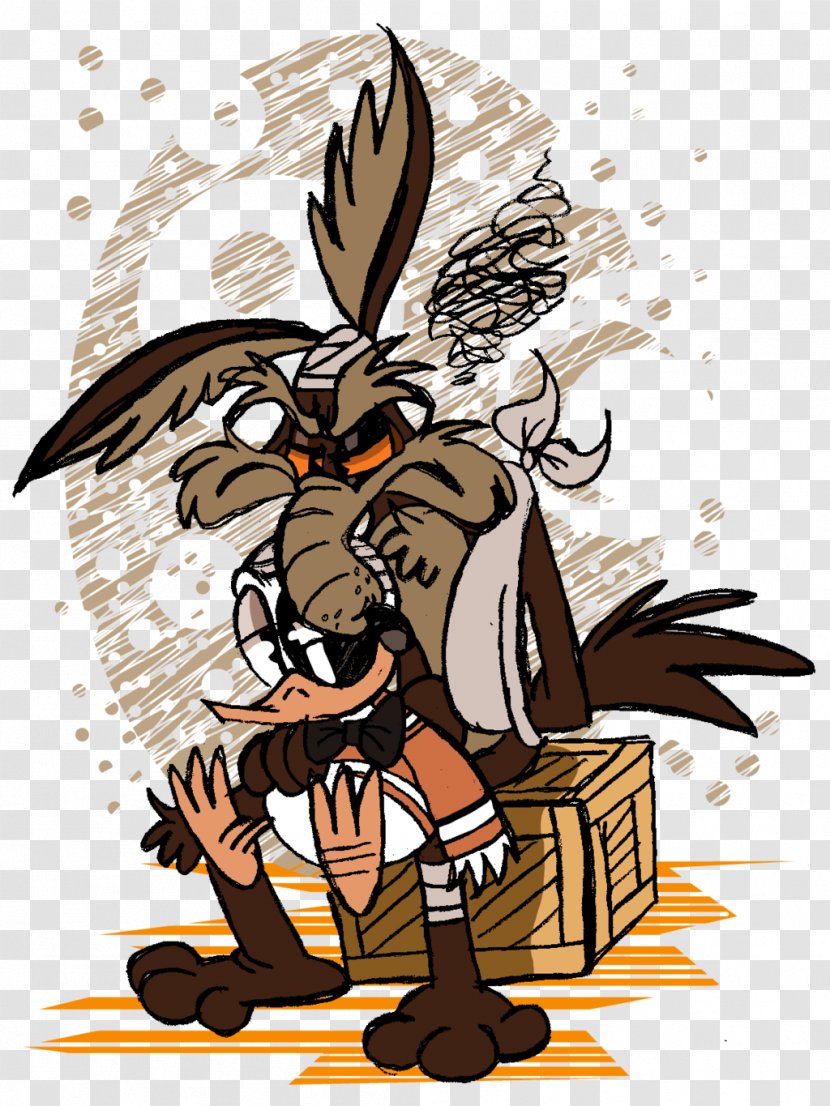 Wile E. Coyote And The Road Runner United States Clip Art - Mythical Creature Transparent PNG