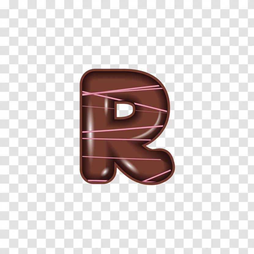 Chocolate Letter - R - The Alphabet Transparent PNG