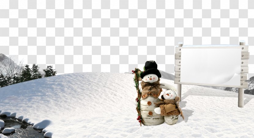 Santa Claus Christmas Snowman Snowflake - Card - Free Stock Snow Slopes Pull Transparent PNG