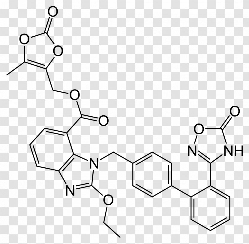 Azilsartan Olmesartan Angiotensin II Receptor Blocker Pharmaceutical Drug - Active Ingredient - Ii Transparent PNG