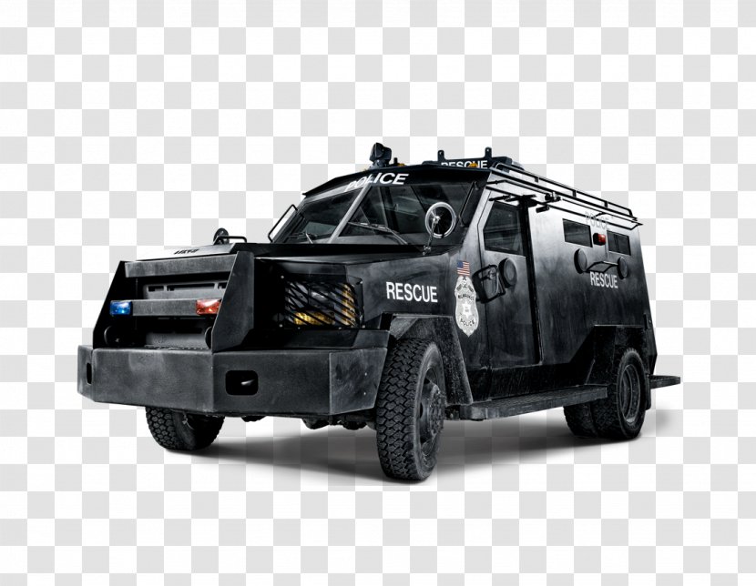 Hollywood Bait Car SWAT - War Chariot Transparent PNG
