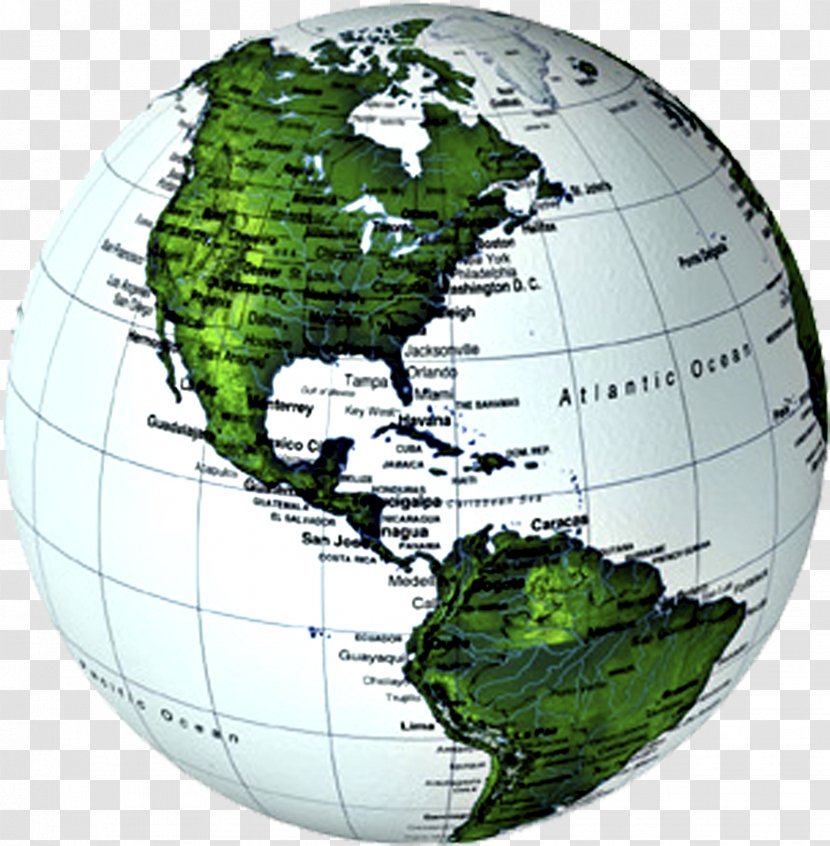 Dominican Republic Globe United States World Map Transparent PNG